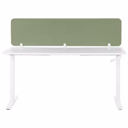 Desk Screen 180 x 40 cm Green WALLY