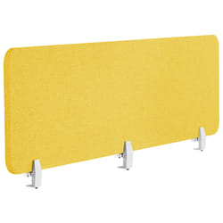 Desk Screen 180 x 40 cm Yellow WALLY