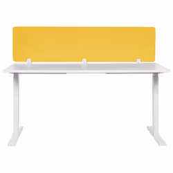 Desk Screen 180 x 40 cm Yellow WALLY