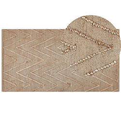 Jute Area Rug 80 x 150 cm Beige DADAY