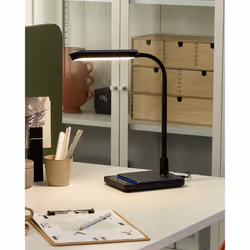 LED Desk Lamp CENTAURUS with Dimmer Metal Black
