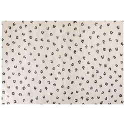 Cotton Area Rug 160 x 230 cm Beige AFIS