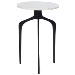 Side Table TIHOI Marble Black/ White