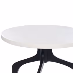 Side Table TIHOI Marble Black/ White