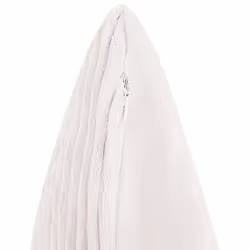 Set of 2 Cushions MILLET Corduroy 43 x 43 cm Solid Off-White