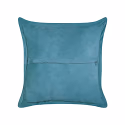Set of 2 Corduroy Cushions 43 x 43 cm Teal ZINNIA - Additional view 4