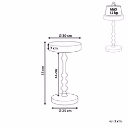 Side Table ATAPO Metal Black
