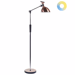 LED Floor Lamp ANDROMEDA with Dimmer Metal Copper