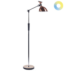 LED Floor Lamp ANDROMEDA with Dimmer Metal Copper