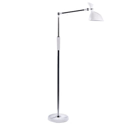 LED Floor Lamp ANDROMEDA with Dimmer Metal White