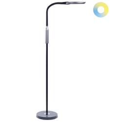 LED Floor Lamp CASSIOPEIA with Dimmer Metal Black