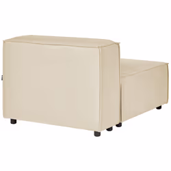 1-Seat Section APRICA Faux Linen Beige - Additional view 5
