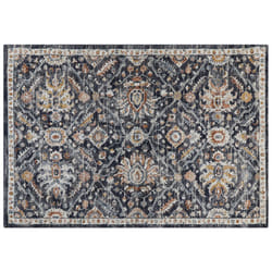 Area Rug 160 x 230 cm Blue and Beige MALISHKA