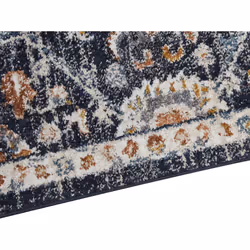 Area Rug 160 x 230 cm Blue and Beige MALISHKA