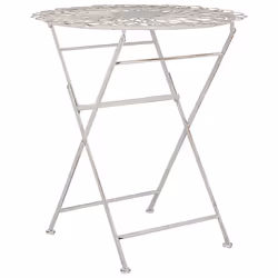 Bistro Table STIFFE 70 cm 70 cm Metal White
