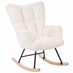Rocking Chair OULU Boucle White - Additional view 5