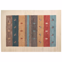 Wool Gabbeh Area Rug 160 x 230 cm Multicolour SARILAR