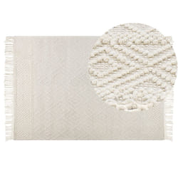 Wool Area Rug 160 x 230 cm Beige DARENDE