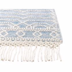 Wool Area Rug 160 x 230 cm Blue ORHANELI