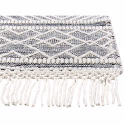 Wool Area Rug 160 x 230 cm Grey and Off-White TOPRAKKALE