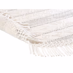 Round Wool Area Rug 140 cm Beige BALTALAR - Additional view 5