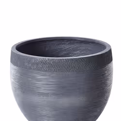 Plant Pot ZAKROS Ceramic 50 cm Grey