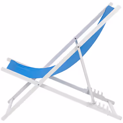 Folding Deck Chair LOCRI II Metal Blue - Additional view 4