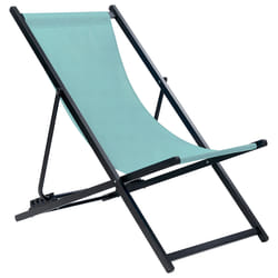 Folding Deck Chair LOCRI II Metal Turquoise