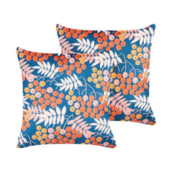 Set of 2 Velvet Cushions 45 x 45 cm Multicolour SUMAC