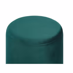 Velvet Pouffe Green BRIGITTE