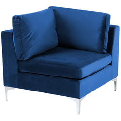 Corner Seat EVJA Velvet Navy Blue