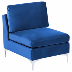 1-Seat Section EVJA Velvet Navy Blue