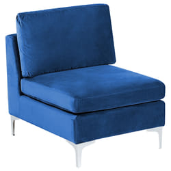 1-Seat Section EVJA Velvet Navy Blue