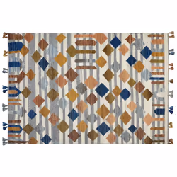 Wool Kilim Area Rug 160 x 230 cm Multicolour KASAKH
