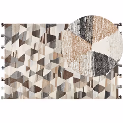 Wool Kilim Area Rug 200 x 300 cm Multicolour ARGAVAND