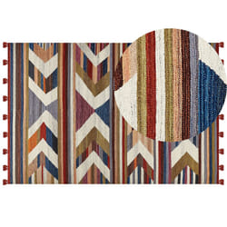 Wool Kilim Area Rug 200 x 300 cm Multicolour MRGASHAT