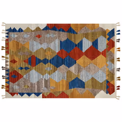 Wool Kilim Area Rug 200 x 300 cm Multicolour ARZAKAN - Additional view 4