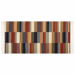 Wool Kilim Area Rug 80 x 150 cm Multicolour MUSALER