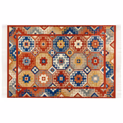 Wool Kilim Area Rug 200 x 300 cm Multicolour LUSARAT