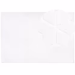 Faux Rabbit Fur Rug 160 x 230 cm White THATTA