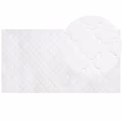 Faux Rabbit Fur Rug 80 x 150 cm White GHARO