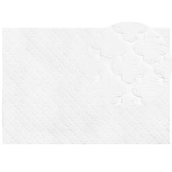 Faux Rabbit Fur Rug 160 x 230 cm White GHARO