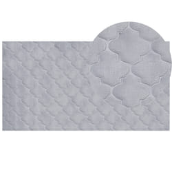 Faux Rabbit Fur Rug 80 x 150 cm Grey GHARO