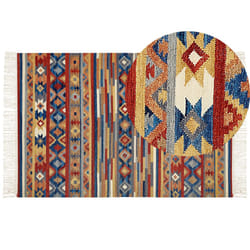 Wool Kilim Area Rug 200 x 300 cm Multicolour NORAKERT