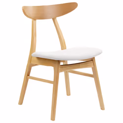 Set of 2 Dining Chairs LYNN Wood Light Grey - Additional view 4