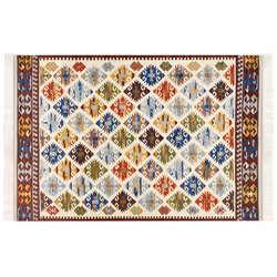 Wool Kilim Area Rug 200 x 300 cm Multicolour AKNALICH