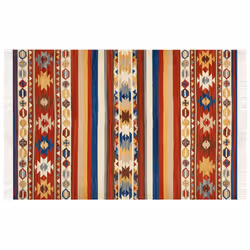 Wool Kilim Area Rug 200 x 300 cm Multicolour JRARAT