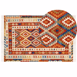 Wool Kilim Area Rug 200 x 300 cm Multicolour OSHAKAN