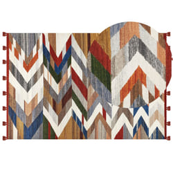 Wool Kilim Area Rug 200 x 300 cm Multicolour KANAKERAVAN