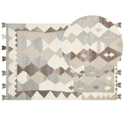 Wool Kilim Area Rug 160 x 230 cm Multicolour ARALEZ
